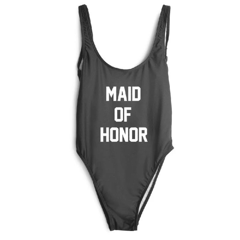 One - piece women swimwear with cut - outs for a stylish and modern appealMAID OF HONOR [SWIMSUIT]