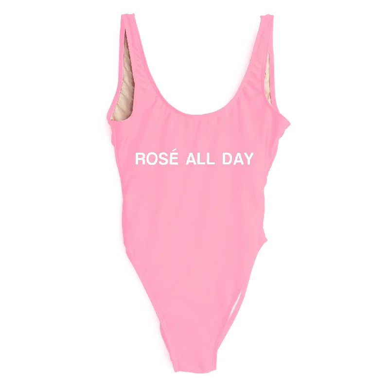 Neon - colored women swimwear to stand out on the beachROSÉ ALL DAY [NEW FONT // SWIMSUIT]