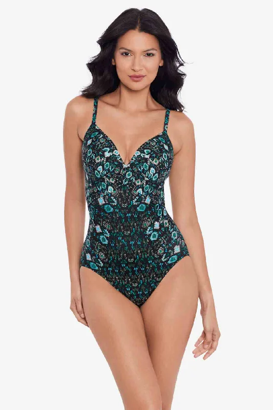 Neon - colored women swimwear to stand out on the beachBijoux Captivate One Piece Swimsuit