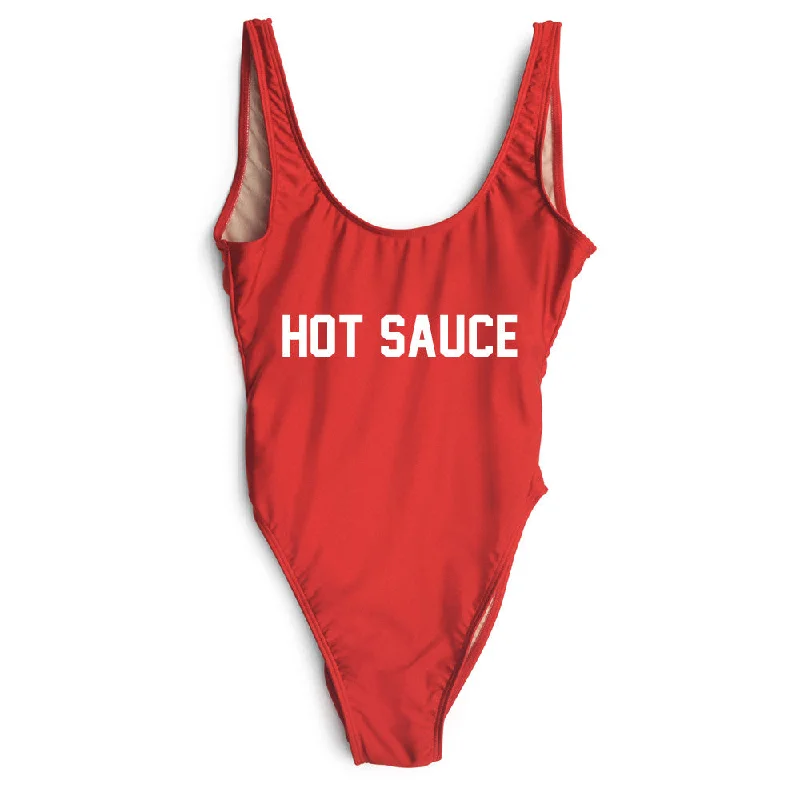 High - performance women swimwear with quick - drying fabric for active swimmersHOT SAUCE [SWIMSUIT]