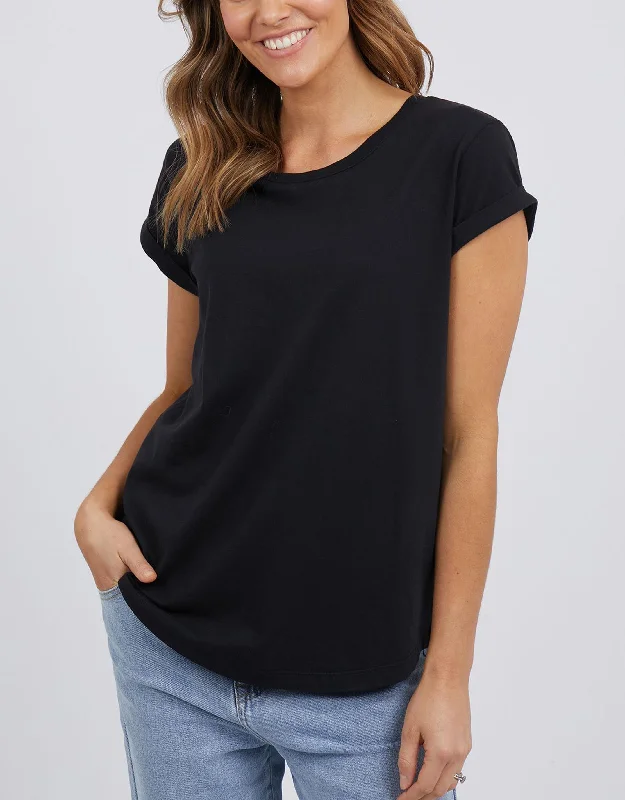 Halter Neck Women Dress to Show Off the Shoulders and NecklineManly Tee - Black