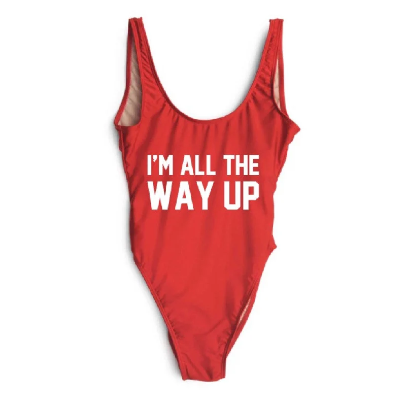 Tropical - print women swimwear for a vacation - ready beach styleI'M ALL THE WAY UP [SWIMSUIT]