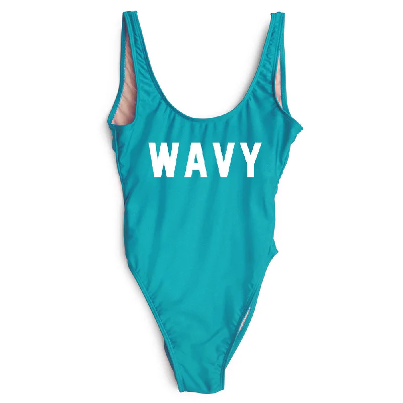 Convertible women swimwear that can be worn in multiple styles for versatilityWAVY [SWIMSUIT]