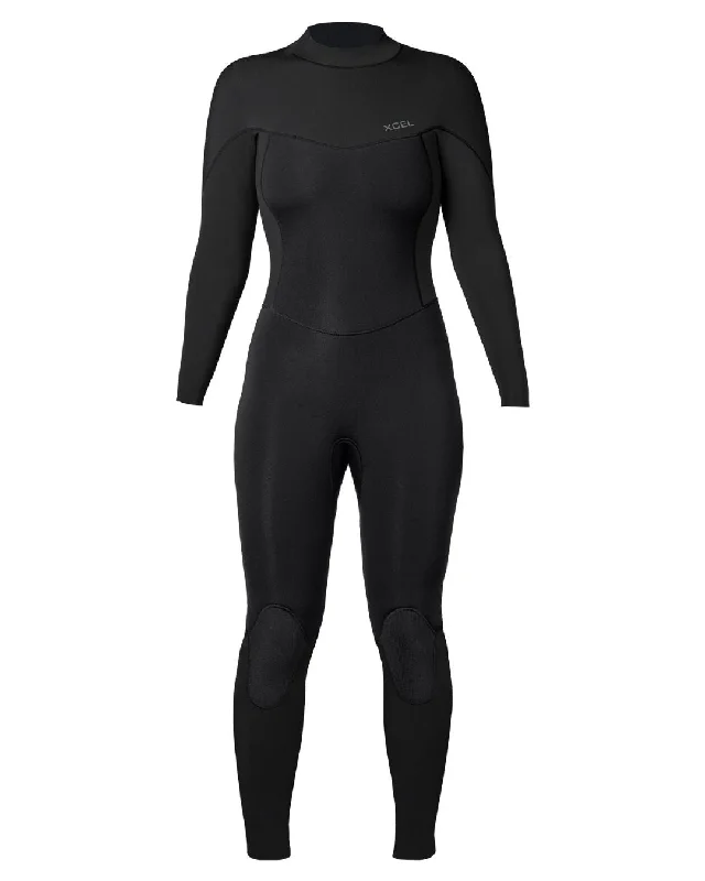 Push - up women swimwear to enhance the bust for a more confident beach lookWomen's Comp 3/2mm Back Zip Fullsuit