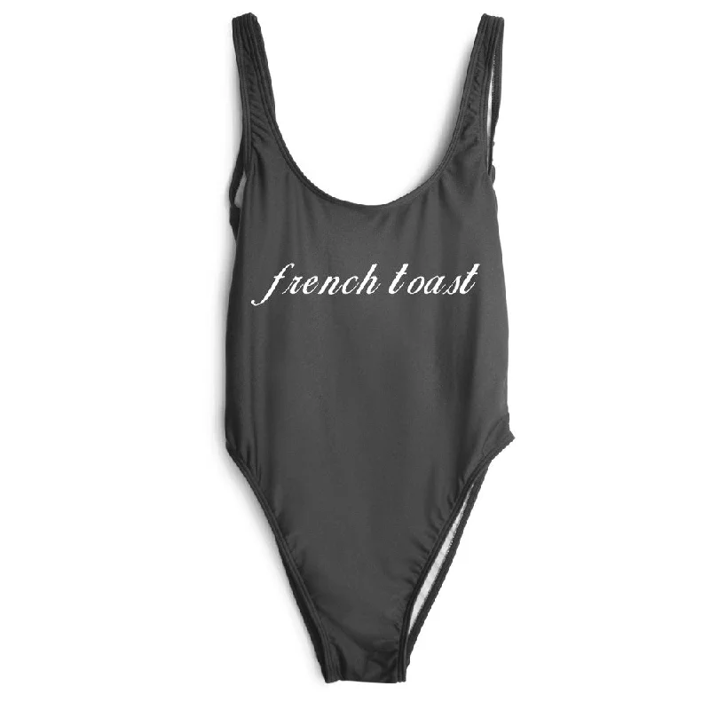 High - performance women swimwear with quick - drying fabric for active swimmersFRENCH TOAST  [SWIMSUIT]