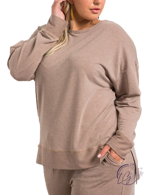 Cable - Knit Women Long Sleeve Top with a Cozy TextureCurvy Having It All Long Sleeve Top