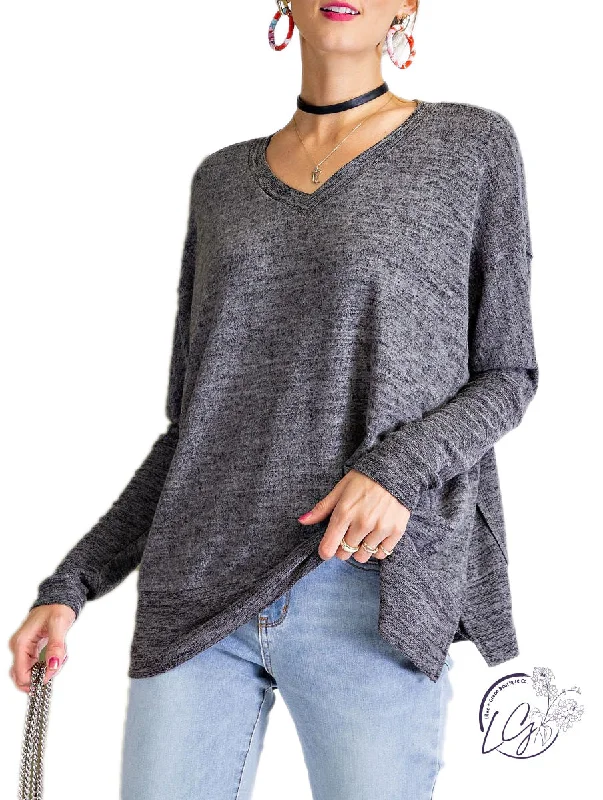 Puffer - Sleeve Women Long Sleeve Top for a Fashion - Forward LookCurvy Back To It Long Sleeve