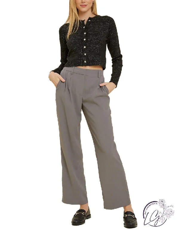 Ribbed Women Long Sleeve Top with a Textured AppealDazzle Diva Button-Up