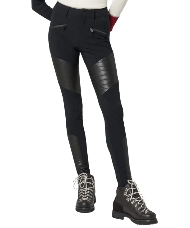 Sloan Moto Pants In Black