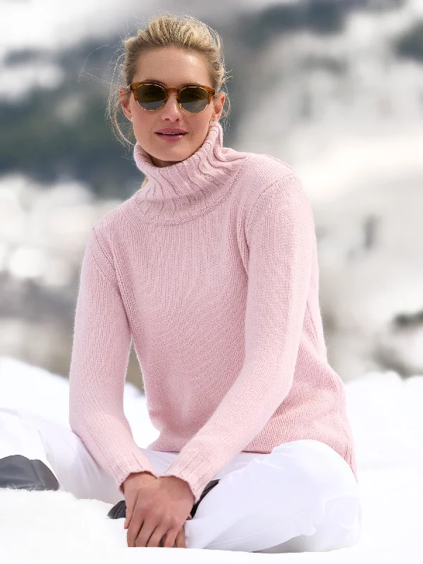 Lightweight Women Sweater for Spring and FallAlberti Cashmere Turtleneck Sweater