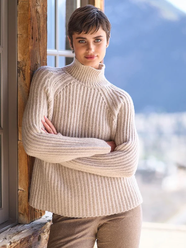 Hand - Knitted Women Sweater with Artisanal CharmAthos Cashmere Sweater