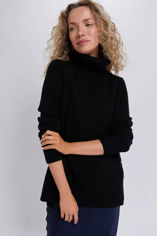 Plus - Size Women Sweater with a Flattering FitBlack Sophia Sweater