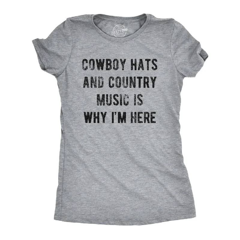 Puff Sleeve Women T Shirt for a Fashion - Forward LookCowboy Hats And Country Music Women's T Shirt