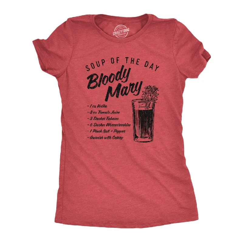 Sequined Women T Shirt for a Sparkly Night OutSoup Of The Day Bloody Mary Women's T Shirt