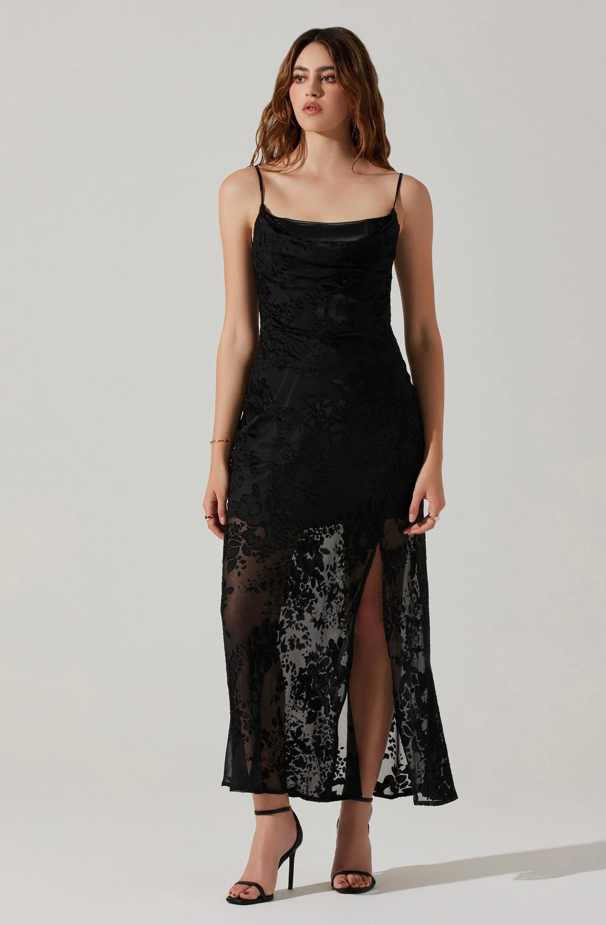 Little Black Women Dress with Sequins for a Glamorous Night OutAubrielle Dress