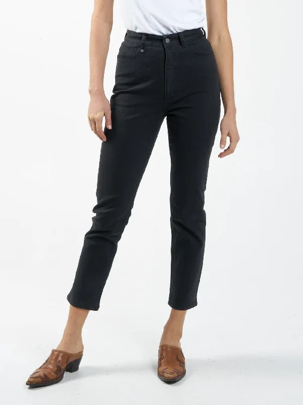 High - waisted women jeans for a flattering silhouetteCasey Jean - Dusk Black