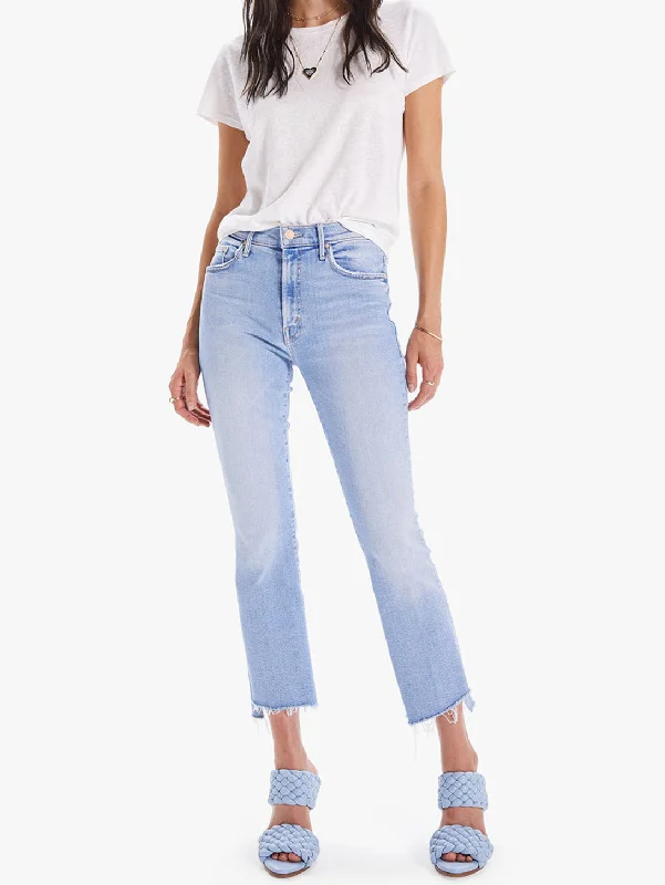 Light - wash women jeans for a fresh and summery appearanceInsider Crop Step Chew Jean - Limited Edition