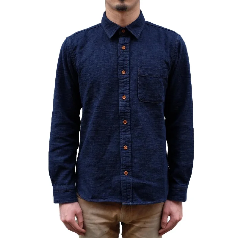 Japan Blue Indigo Slub Work Shirt