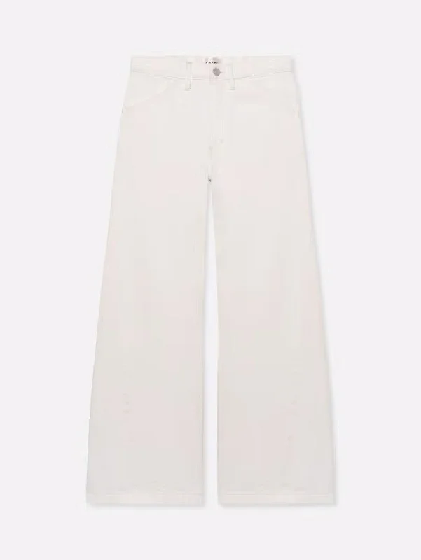 Button - fly women jeans with a traditional touchLe Baggy Palazzo - Au Natural Clean