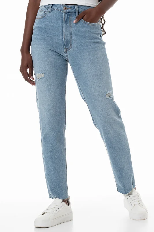 Skinny women jeans with a form - fitting designRf13 Straight Leg Fashion Jeans _ 155036 _ Light Wash