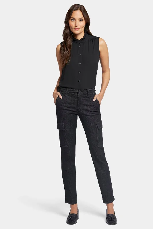 Dark - wash women jeans for a sophisticated and slimming effectSheri Slim Jeans - Garden Ranch