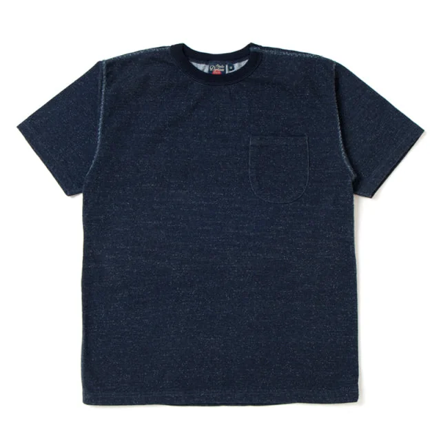 Studio D'Artisan Loopwheel Indigo Dyed Pocket Tee