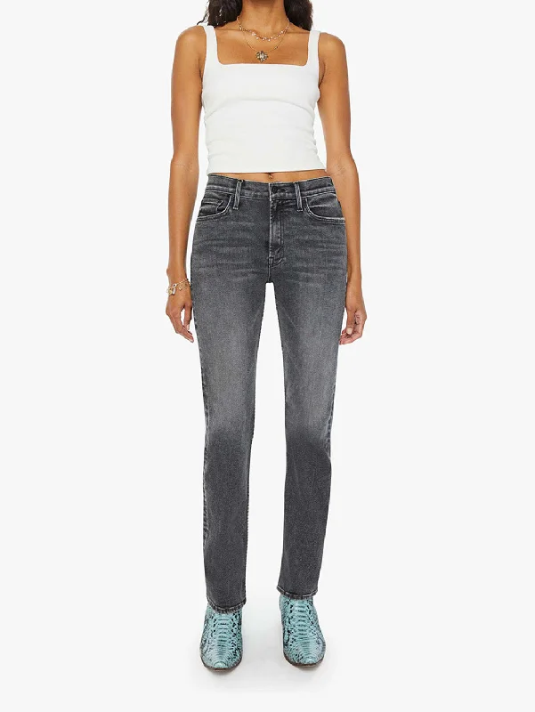 Acid - wash women jeans with a retro finishThe Mid Riser Skimp Jean - I Hate Snakes