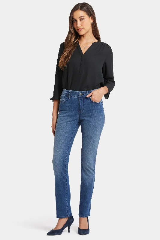 Acid - wash women jeans with a retro finishWaist-Match™ Sheri Slim Jeans - Cascade Wave