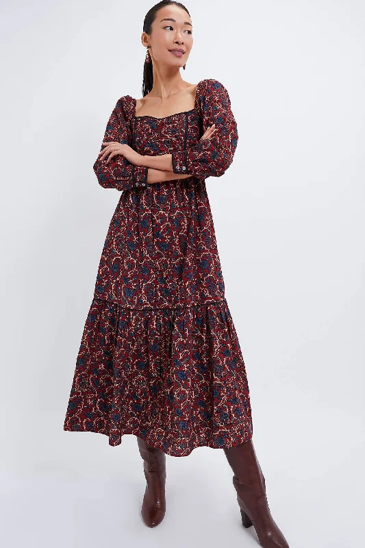 Ruffled Women Dress with Multiple Layers for a Playful and Girly StyleCedar Jaal Riley Dress