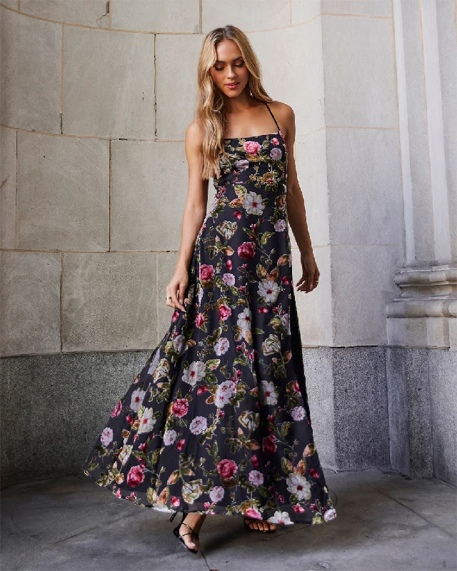 Maxi Women Dress with Floral Print for a Bohemian VibeJordie Floral Maxi Dress