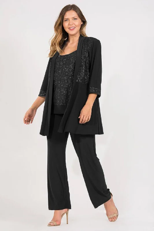 Mini Women Dress with a Short Hem for a Young and Trendy StyleR&M Richards 5589 Formal Jacket Pant Suit