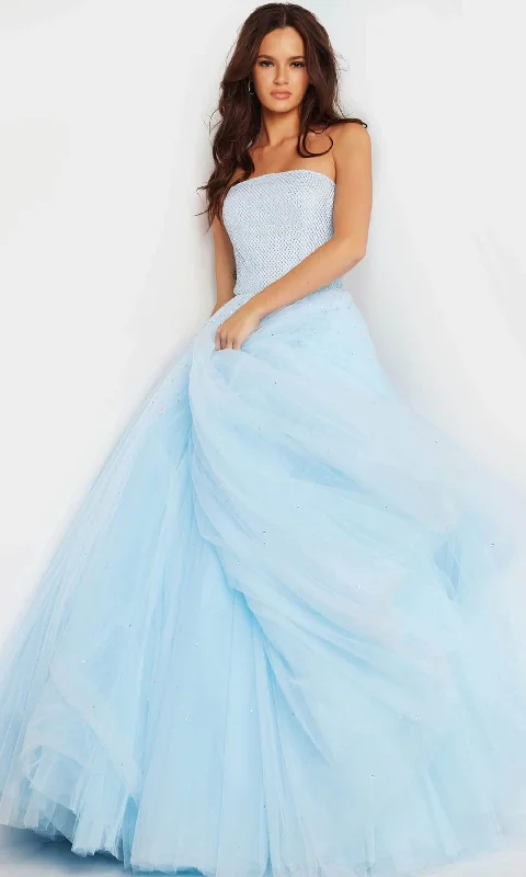 Ruffled Women Dress with Multiple Layers for a Playful and Girly StyleJovani 25991 - Straight Across Ballgown