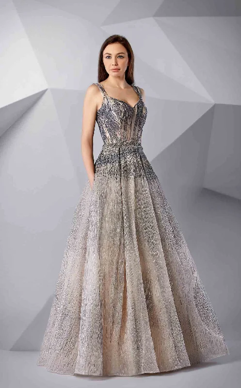 Ball Gown Women Dress with a Full Skirt for a Princess - like LookModessa Couture M20235 Dress