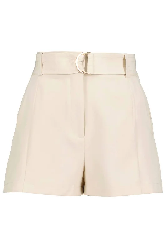 Cuffed Women Shorts for a Laid - Back and Trendy LookGaia Short In Sand