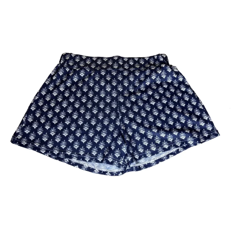 Solid Color Women Shorts in Bright Hues for a Bold StatementWomen's Brie Short In Newport Blossom Navy