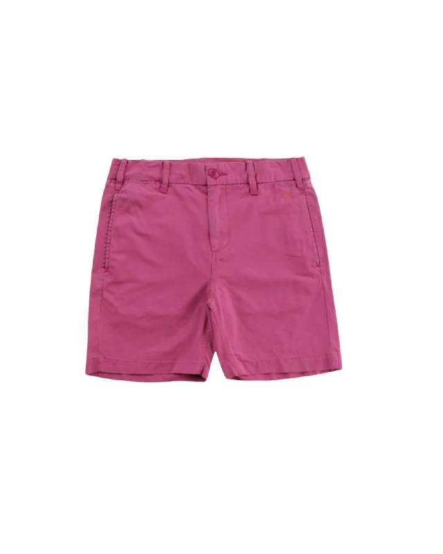 Solid Color Women Shorts in Bright Hues for a Bold StatementWomen's Day Shorts In Raspberry