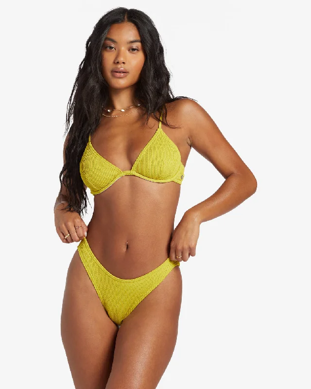 Bikini women swimwear with adjustable straps for a customized fitSummer High Reese Underwired Bikini Top - Tart Lime